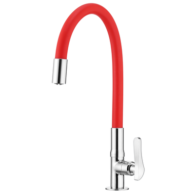 torneira lorenflex 1177 r27 com bica flexivel de bancada lorenzetti vermelha capa