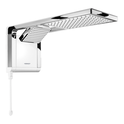 chuveiro lorenzetti acqua duo ultra eletronico branco e cromado capa