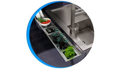 canal organizador umido debacco 900 aco inox escovado descricao 2