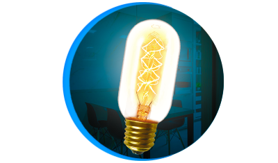 lampada filamento de carbono taschibra t45 40w e27 capa descricao
