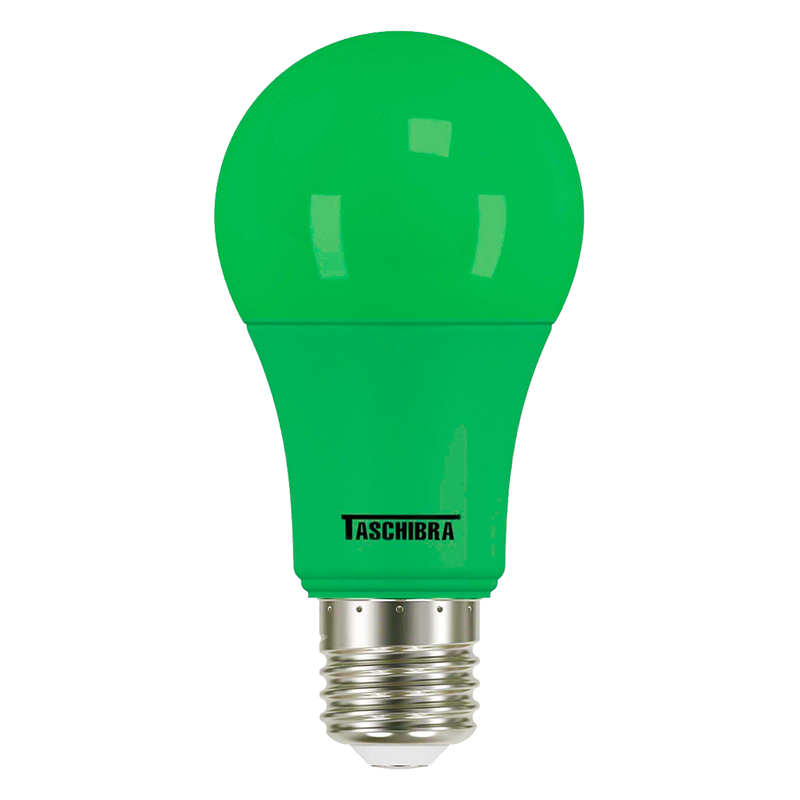 lampada led taschibra tkl colors 5w bivolt e27 verde