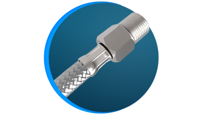 ligacao flexivel blukit para agua aco inox cromada descricao