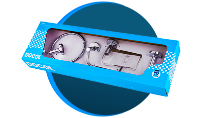 Kit De Acessórios Docol Hope 5 Peças 765306 Cromado | Copalux