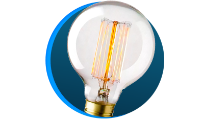 lampada filamento de carbono blumenox g80 40w e27 descricao 01