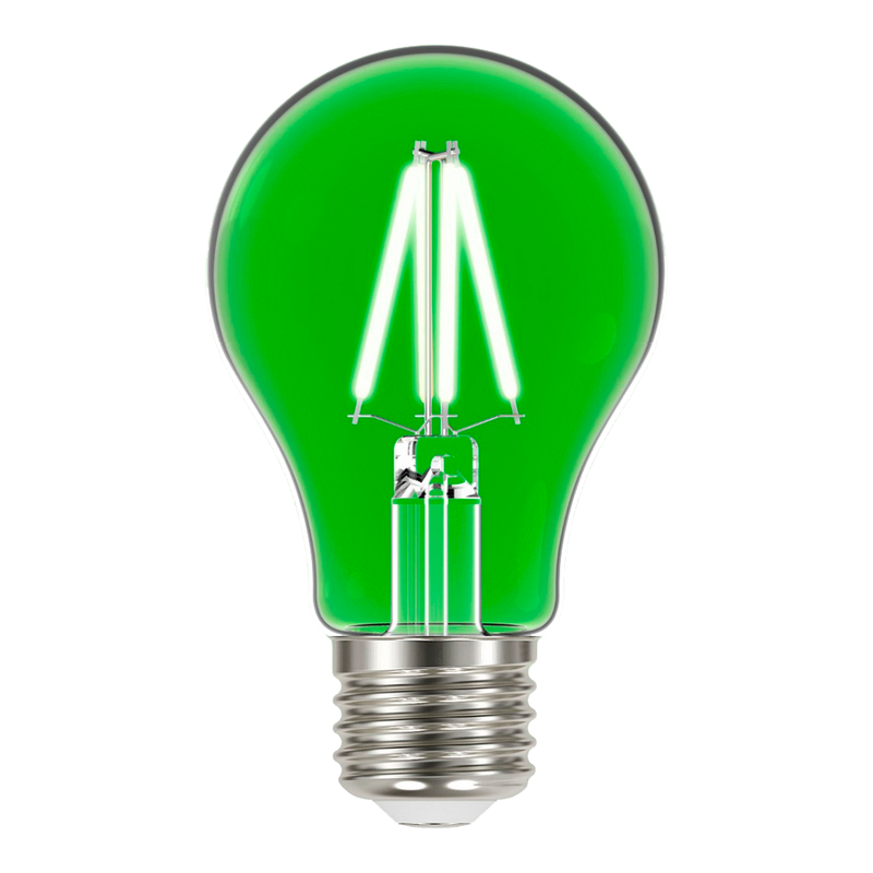 lampada led taschibra filamento color a60 4w bivolt e27 verde
