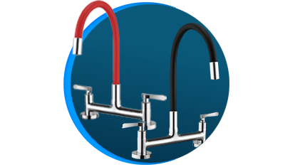 Misturador LorenFlex De Bancada Lorenzetti 1256 R27 Vermelha