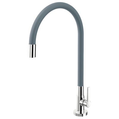 torneira para cozinha docol galiflex cinza 966963 de mesa cromada capa