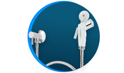 ducha higienica blukit 220930 com registro e flexivel de 1 20m branco cromado descricao