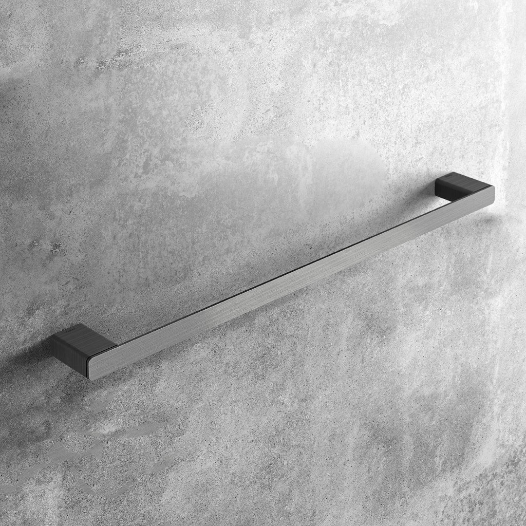 Porta Toalha Docol DocolFlat 60cm Grafite Escovado | Copalux