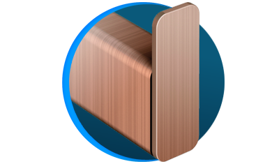 cabide docol docolflat docolchroma 960969 cobre escovado descricao