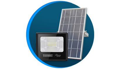 refletor led solar tr sun 25w preto 6500k 04