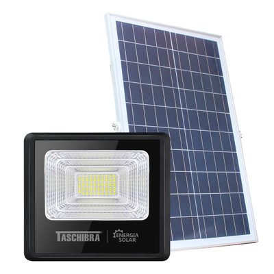 refletor taschibra led solar tr sun 40w preto 01