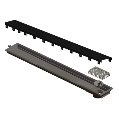 ralo linear elleve versatile 4260 tampa black matte 75cm