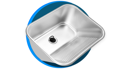 tanque ghelplus monobloco embutir 60x50cm 55 litros inox acetinado descricao