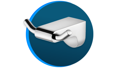 Cabide LorenLike Lorenzetti De Parede Cromado | Copalux