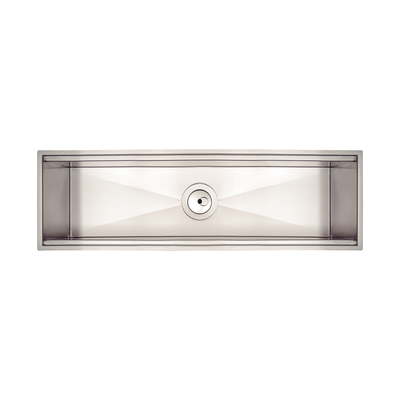 canal organizador tramontina 60cm 94534001 em aco inox scotch brite 01