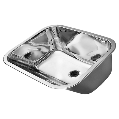 tanque docol monobloco 55x45 12856 com valvula 32 litros inox alto brilho