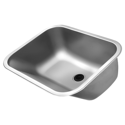 tanque docol monobloco 55x45 11468 com valvula 32 litros inox polido