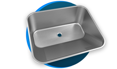 tanque mekal ct 60 60x50 aco inox escovado 1019616 rebordeado descricao