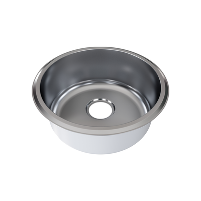 cuba redonda docol riva 30x14 aco inox polido 1701304 rebordeada