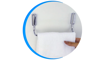porta toalha rosto docol idea 593006 cromado descricao