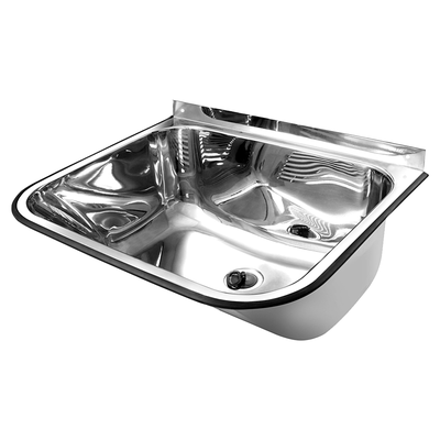 tanque monobloco docol 32 litros 55x45 17042ch de parede inox alto brilho