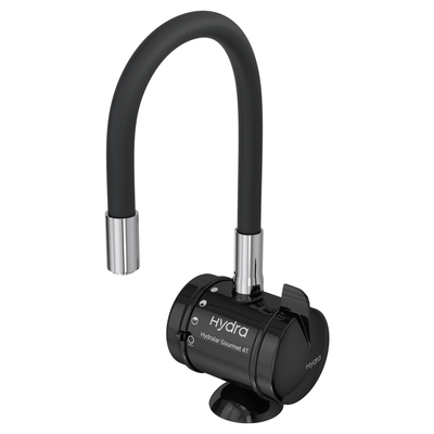 Torneira Elétrica Hydralar Gourmet 4t De Bancada Preta Hydra Torneira Elétrica Hydralar Gourmet 4t De Bancada Preta Hydra