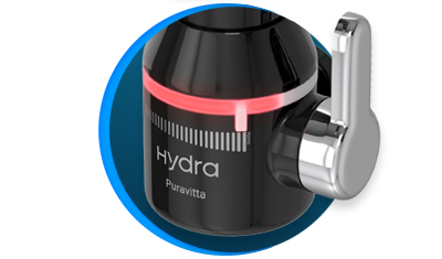 torneira eletrica puravitta de parede preta hydra descricao