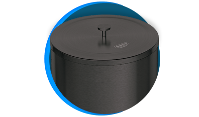 lixeira inox tramontina util 94540052 redonda 5l black preta descricao