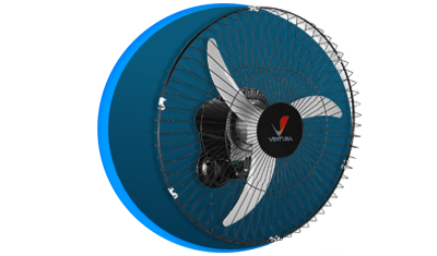 ventilador de parede oscilante venti delta ventura 60cm preto bivolt descricao