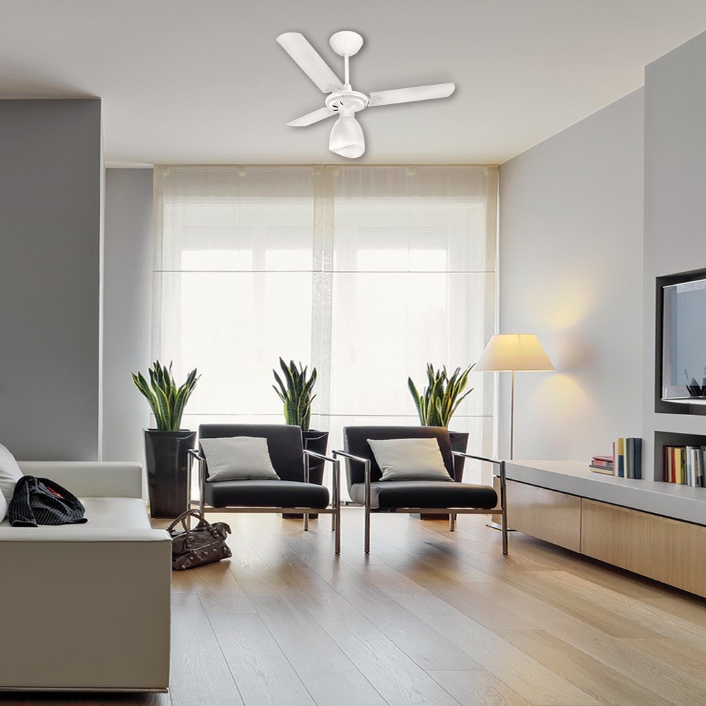 Ventilador de Teto Venti-Delta New Delta Light com 3 Pás Branco