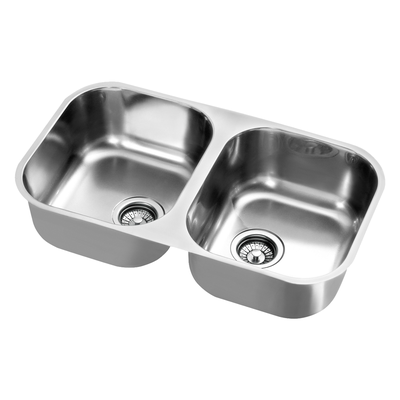 cuba dupla docol spice 71x40 017018ch aco inox alto brilho embutir