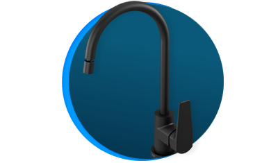 Misturador Monocomando Docol Lift Onix 7962CE De Mesa Preto