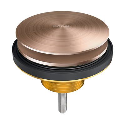 valvula de saida d agua oculta universal docol docolchroma 922669 para lavatorio cobre escovado