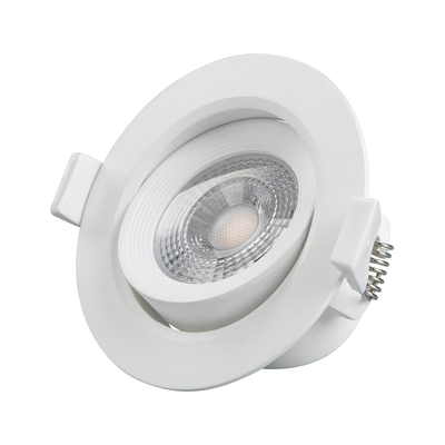 spot led lorenzetti redondo 5w bivolt branco 3000k luz amarela