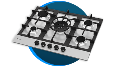 cooktop a gas debacco zurique 70cm com 5 bocas aco inox bivolt descricao