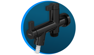 torneira para tanque e maquina de lavar hydra hydraplus de parede preta descricao