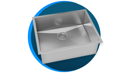 cuba gourmet debacco quadratino 500 aco inox escovado 550x450mm descricao