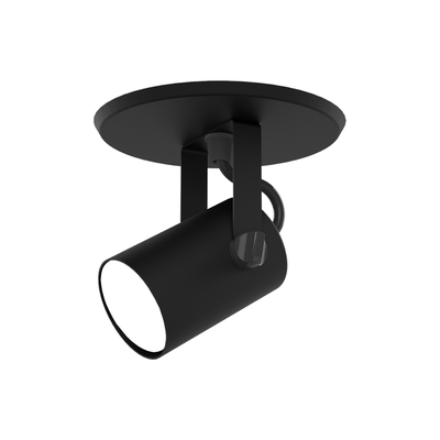 spot movel de sobrepor taschibra cannon mr16 gu10 bivolt descricao preto fosco