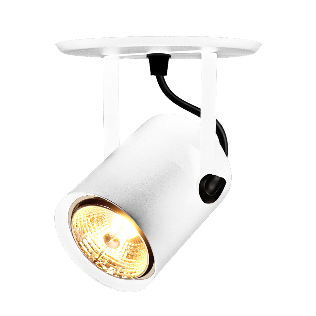 Spot Móvel de Sobrepor Taschibra Cannon AR70 GU10 Bivolt Branco