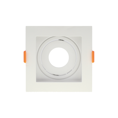 spot de embutir recuado taschibra conecta mr11 quadrado branco