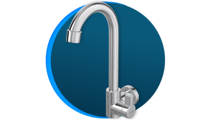 torneira para cozinha hydra hydraplus de parede cromada descricao