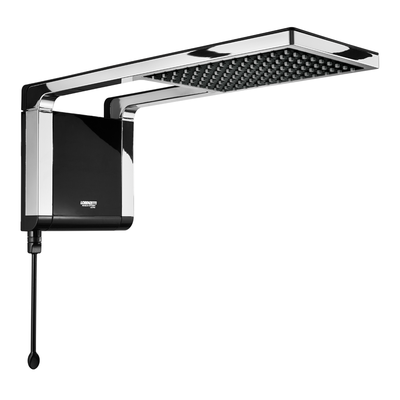 chuveiro lorenzetti acqua storm ultra eletronico preto e cromado