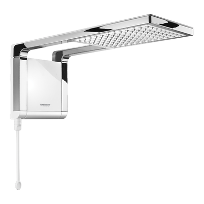 chuveiro lorenzetti acqua storm ultra eletronico branco e cromado
