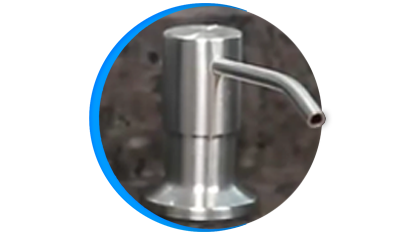 dosador de detergente ghelplus 350ml aco inox fosco descricao 01