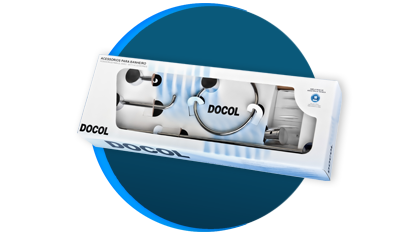 kit de acessorios docol single 5 pecas 183106 cromado descricao