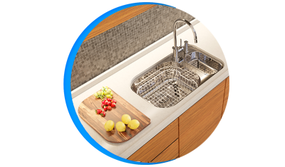 cuba dupla docol lift 018393ch aco inox alto brilho com acessorios descricao 03