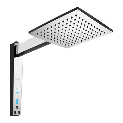 Chuveiro Lorenzetti Acqua Century Digital Preto Cromado Chuveiro Lorenzetti Acqua Century Digital Preto Cromado