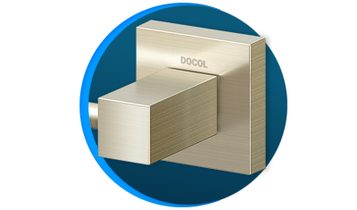 Porta Toalhas Docol Square DocolChroma 387744 Níquel Escovado