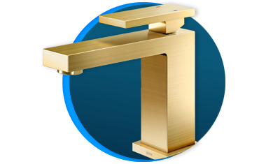 misturador monocomando docol new edge docolchroma 925372 de mesa ouro escovado descricao